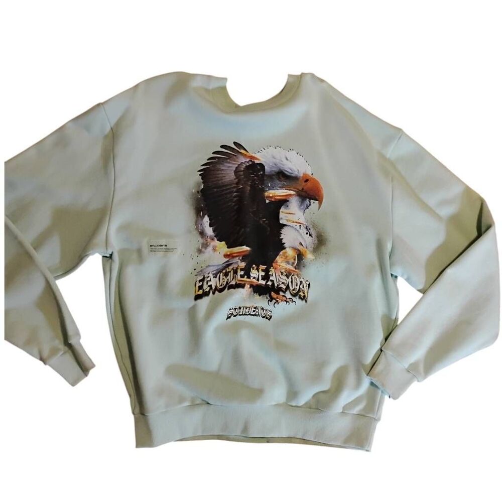 Men's Students Golf Eagle Graphic Pullover Sweatshirt Size XL NWT